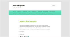 Desktop Screenshot of mcbridesguides.com